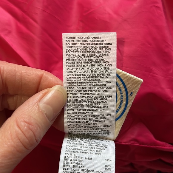 Gap hot pink shiny puffer coat - Picture 13 of 14
